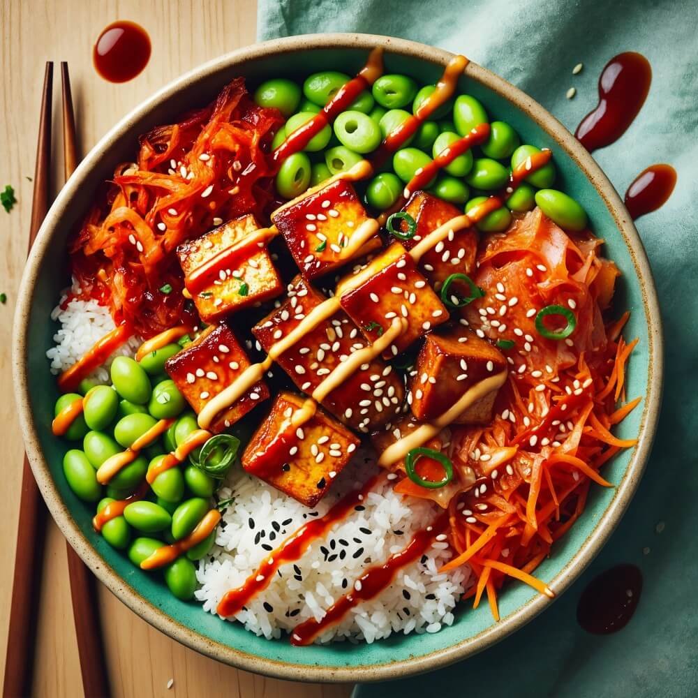  Spicy Tofu Bowl