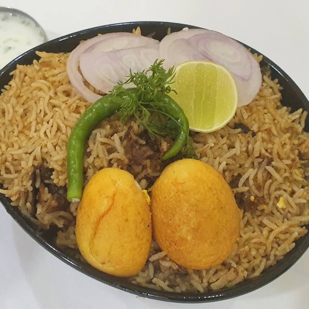 Undi Raju Gari Shrimp Biryani 